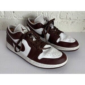 Nike Air Jordan 1 Panda Womens 11 Men 9.5 Low White Brown Bronze Eclipse EU 43